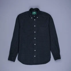 Gitman Vintage x Frans Boone Japanese woven vintage check poplin Blackwatch