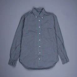 Gitman Vintage x Frans Boone Poplin Check Teal - Joris