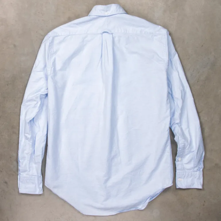 Gitman Vintage x Frans Boone Japanese Hopsack Light Blue