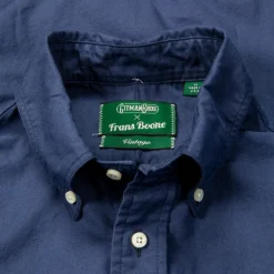 Gitman Vintage x Frans Boone Japanese Hopsack Dark Blue