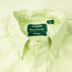 Gitman Vintage x Frans Boone Japanese Oxford Light Green