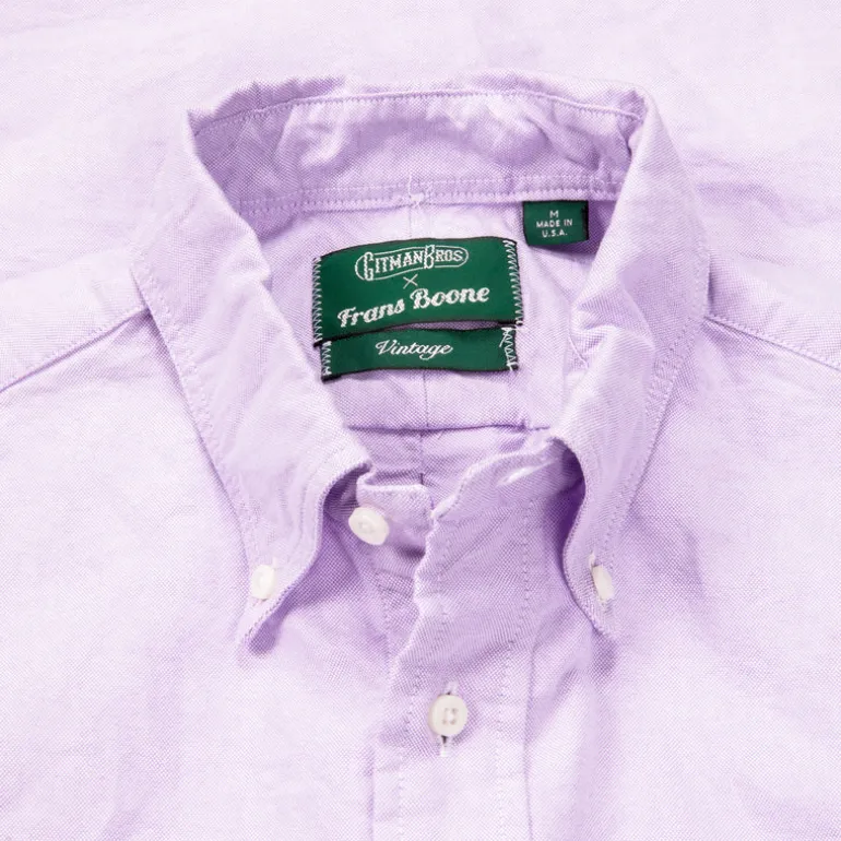 Gitman Vintage x Frans Boone Japanese Oxford Lilac