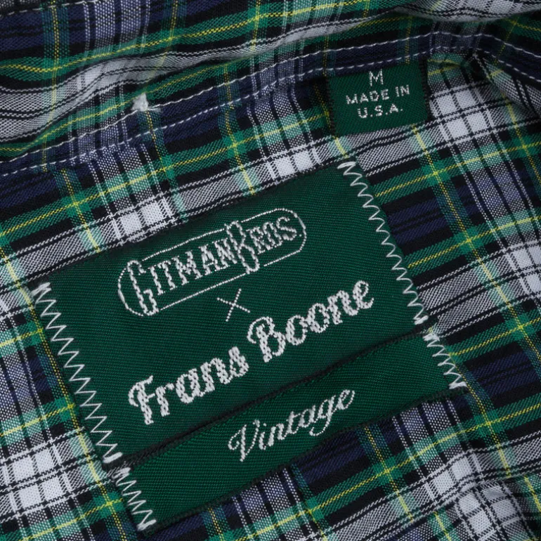 Gitman Vintage x Frans Boone Japanese woven check - George