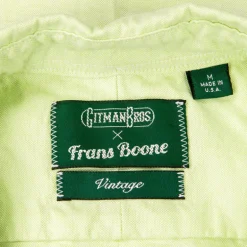 Gitman Vintage x Frans Boone Japanese Oxford Light Green