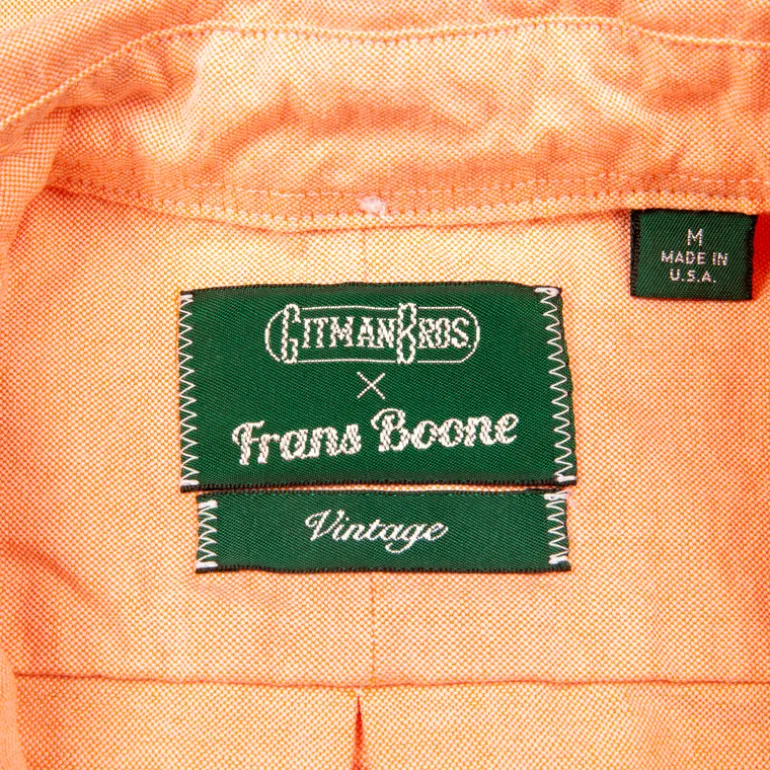 Gitman Vintage x Frans Boone Japanese Oxford Peach