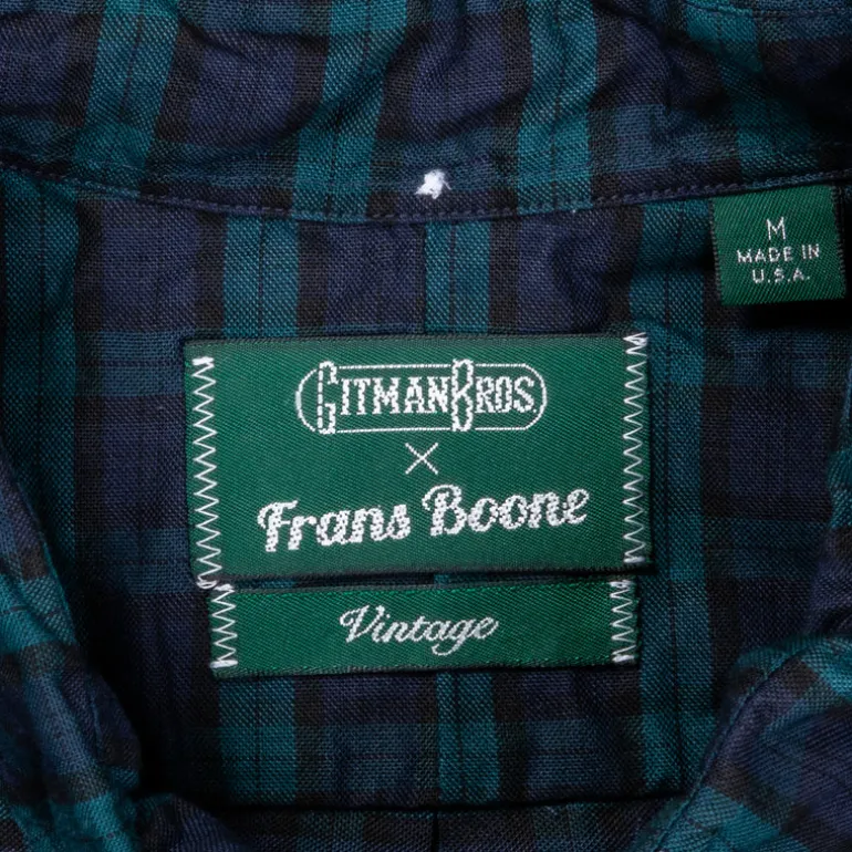 Gitman Vintage x Frans Boone Blackwatch Oxford - Noah