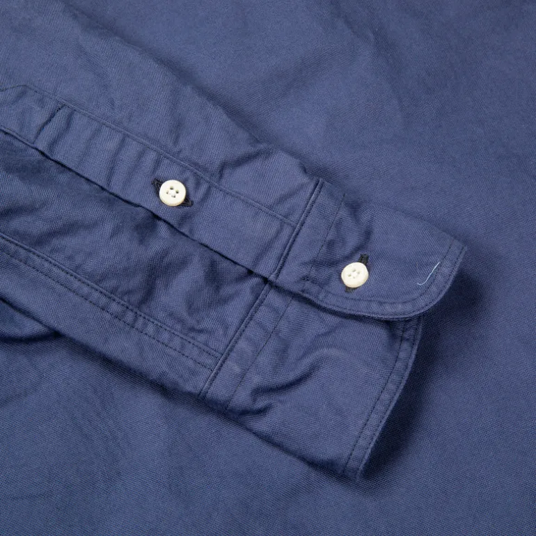 Gitman Vintage x Frans Boone Japanese Hopsack Dark Blue