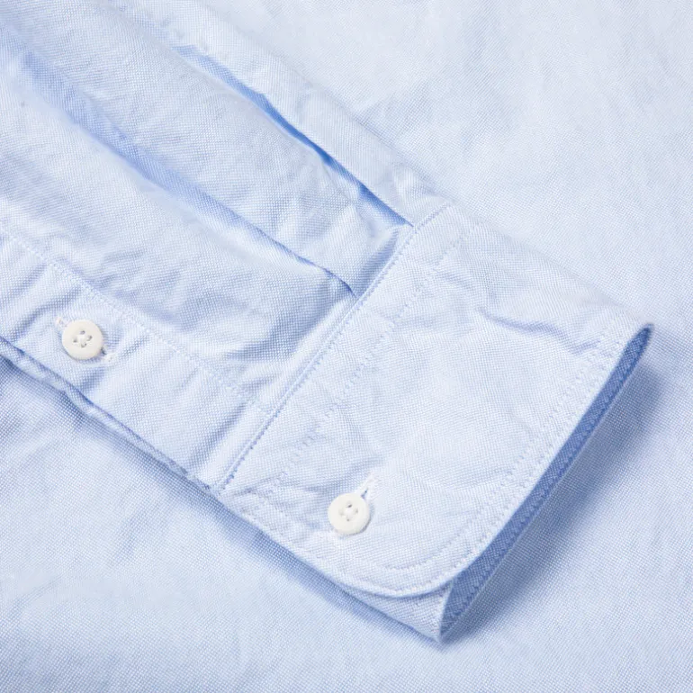 Gitman Vintage x Frans Boone Japanese Hopsack Light Blue