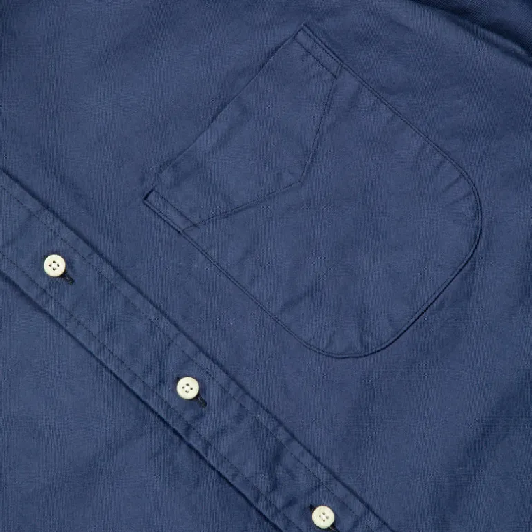 Gitman Vintage x Frans Boone Japanese Hopsack Dark Blue