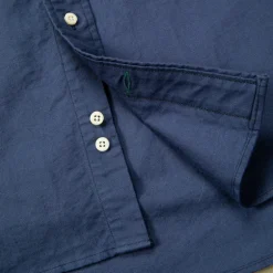 Gitman Vintage x Frans Boone Japanese Hopsack Dark Blue
