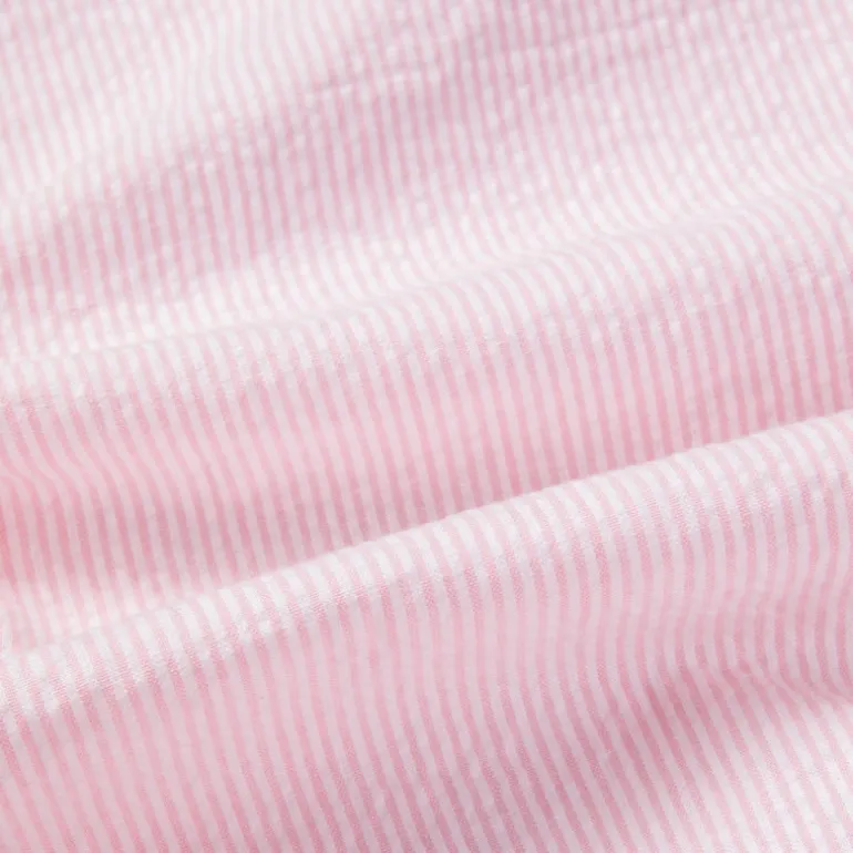 Gitman Vintage x Frans Boone Japanese Woven Stripe Seersucker Pink