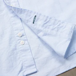 Gitman Vintage x Frans Boone Japanese Hopsack Light Blue