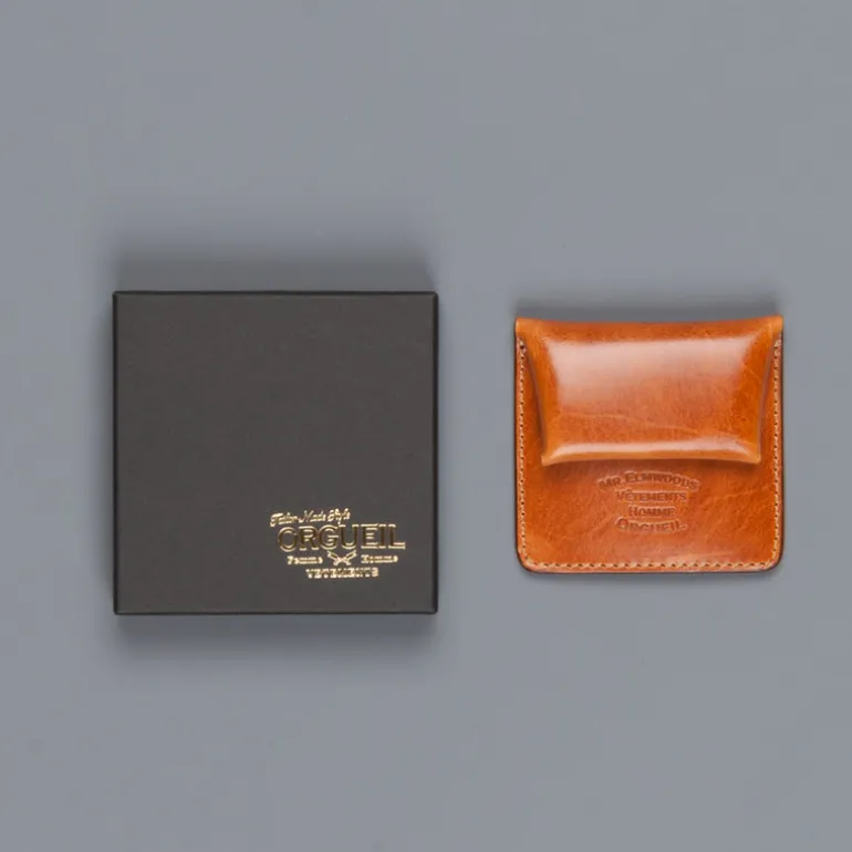 Orgueil Coin case camel or-7019