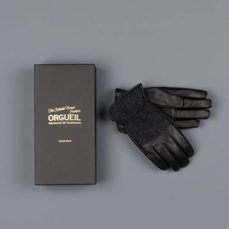 Orgueil leather gloves OR-7108 Black