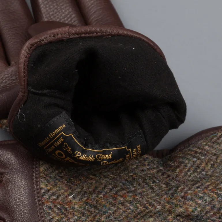 Orgueil leather gloves OR-7108 Brown