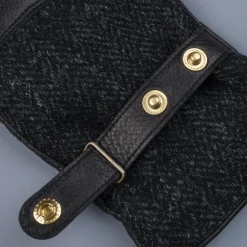 Orgueil Long Leather Gloves OR-7107 Black