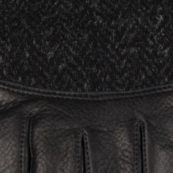 Orgueil Long Leather Gloves OR-7107 Black