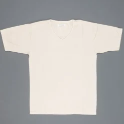 Orgueil Or 9016 Suvin V neck tee Beige