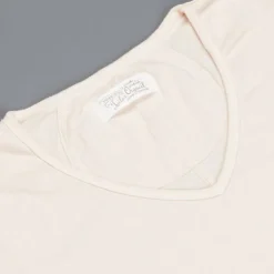 Orgueil Or 9016 Suvin V neck tee Beige