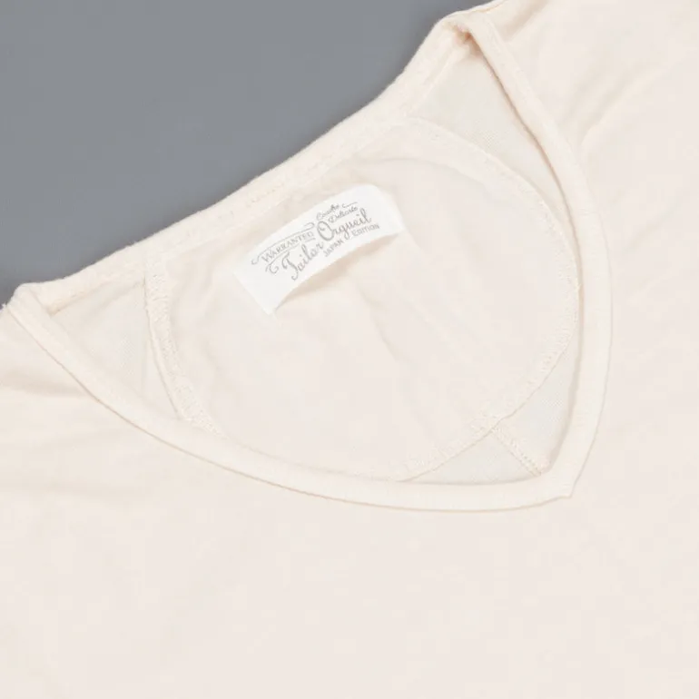 Orgueil Or 9016 Suvin V neck tee Beige