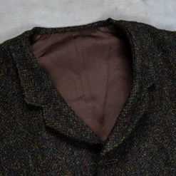 Orgueil OR-4239 Harris Tweed Gilet Dark Green