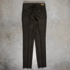 Orgueil OR-1093 Harris Tweed Trousers Dark Green