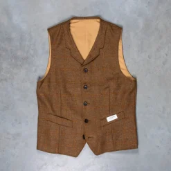 Orgueil OR-4238 Lovat Tweed Gilet L.Brown