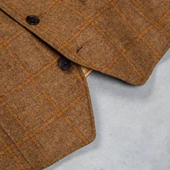 Orgueil OR-4238 Lovat Tweed Gilet L.Brown