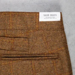 Orgueil OR-1092 Lovat Tweed Trousers L. Brown