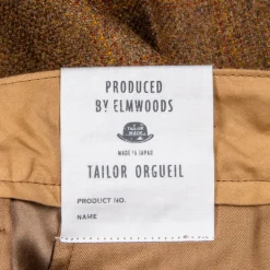 Orgueil OR-1092 Lovat Tweed Trousers L. Brown