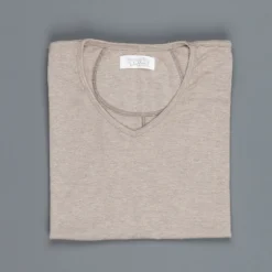 Orgueil OR-9016 Suvin V neck tee Grey