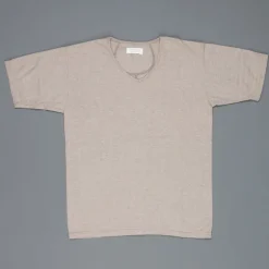 Orgueil OR-9016 Suvin V neck tee Grey