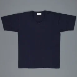 Orgueil OR-9016 Suvin V neck tee Navy