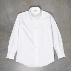 Orgueil OR-5081A Sea Island Oxford Button Down Shirt White