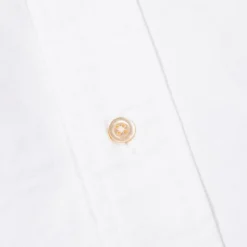 Orgueil OR-5081A Sea Island Oxford Button Down Shirt White