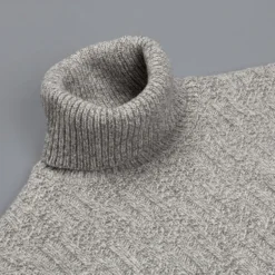 Orgueil turtle neck sweater or-4123 Grey