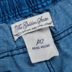 Remi Relief 8 Oz Denim Easy Shorts Used Blue