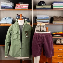 Remi Relief Corduroy Easy Shorts Purple