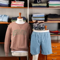Remi Relief Corduroy Easy Shorts Sax