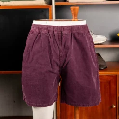 Remi Relief Corduroy Easy Shorts Purple