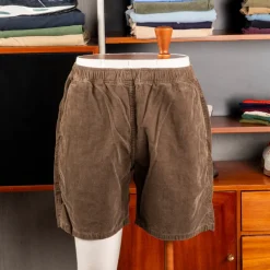 Remi Relief Corduroy Easy Shorts Brown