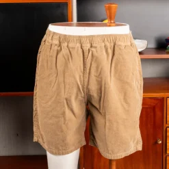 Remi Relief Corduroy Easy Shorts Beige