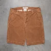 Remi Relief Corduroy Shorts Camel