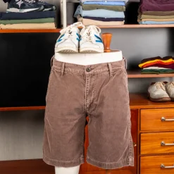 Remi Relief Corduroy Shorts Sulfur Dye Brown