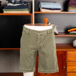 Remi Relief Corduroy Shorts Sulfur Dye Khaki