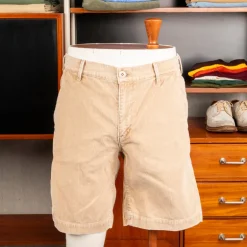 Remi Relief Corduroy Shorts Sulfur Dye Beige