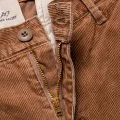 Remi Relief Corduroy Shorts Camel