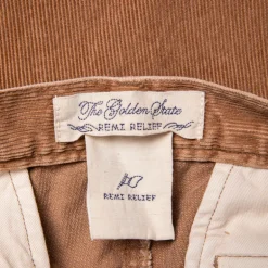 Remi Relief Corduroy Shorts Camel