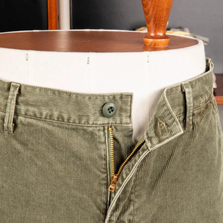 Remi Relief Corduroy Shorts Sulfur Dye Khaki