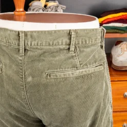 Remi Relief Corduroy Shorts Sulfur Dye Khaki